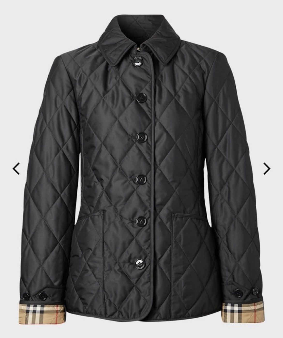 Burberry Burberry Women’s Fernleigh Quilted Jacket size XS worn once Size XS / US 0-2 / IT 36-38 - 2 Thumbnail