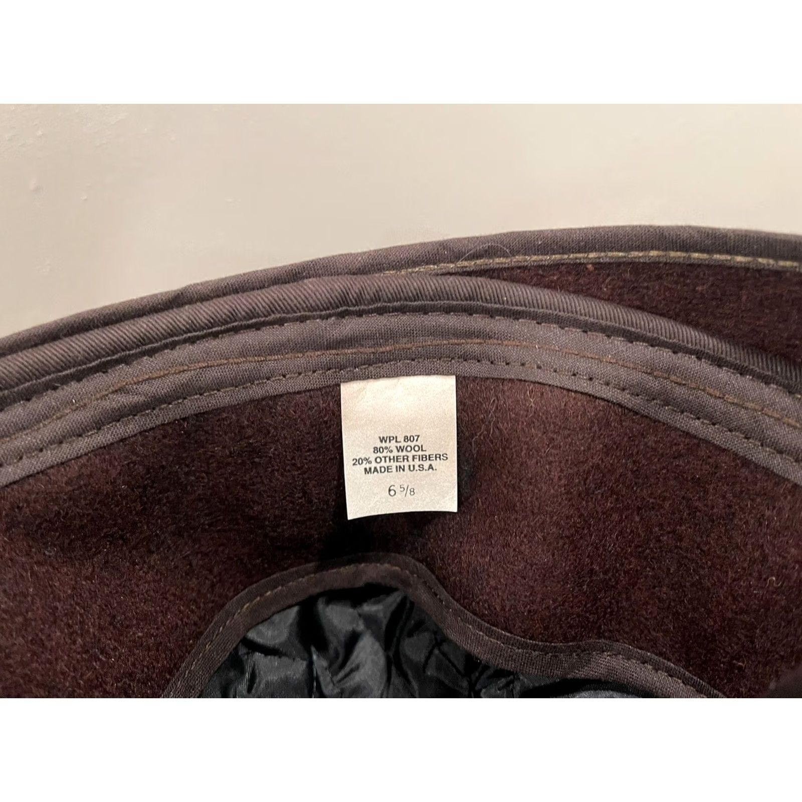 Vintage VINTAGE Wool Woodsman Trapper Hat Cap Burgundy 6 5/8 Earflap Hunting Mens Size ONE SIZE - 5 Thumbnail