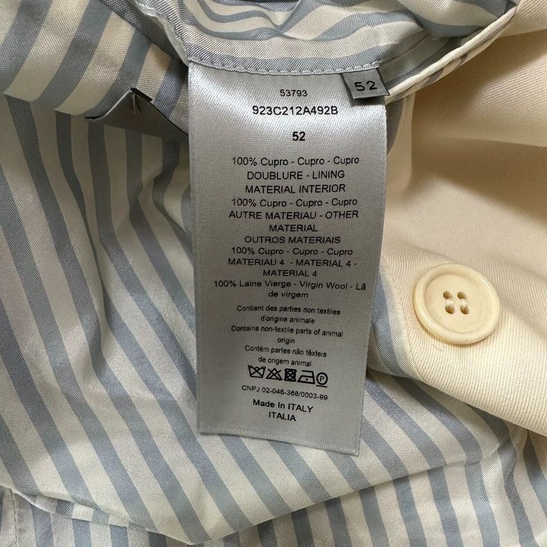 Dior Dior 19ss catwalk striped stitching blazer 2501-Nextarrow Size 52R - 5 Thumbnail