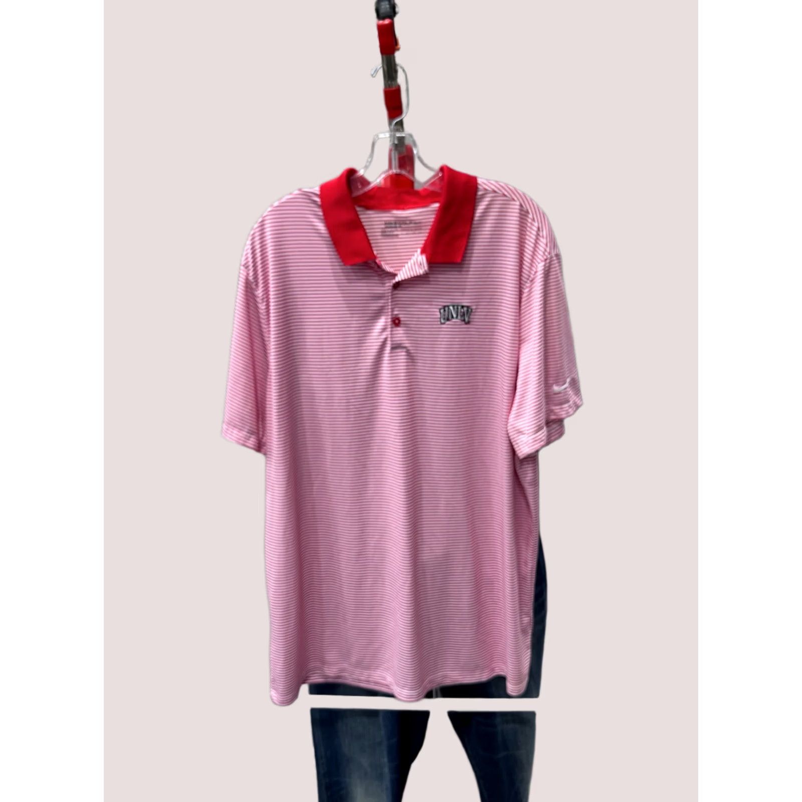 Nike Nike Red Stripe Golf UNLV XXL 2XL Men Shirt Size US XXL / EU 58 / 5 - 1 Thumbnail