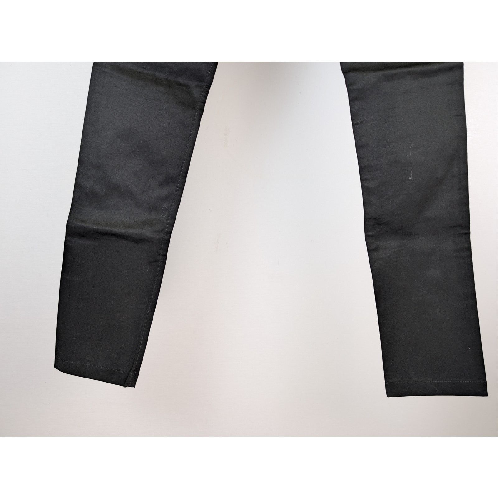 Saint Laurent Paris o1rshd1 Chinos Jeans in Black Raw Size US 29 - 13 Thumbnail