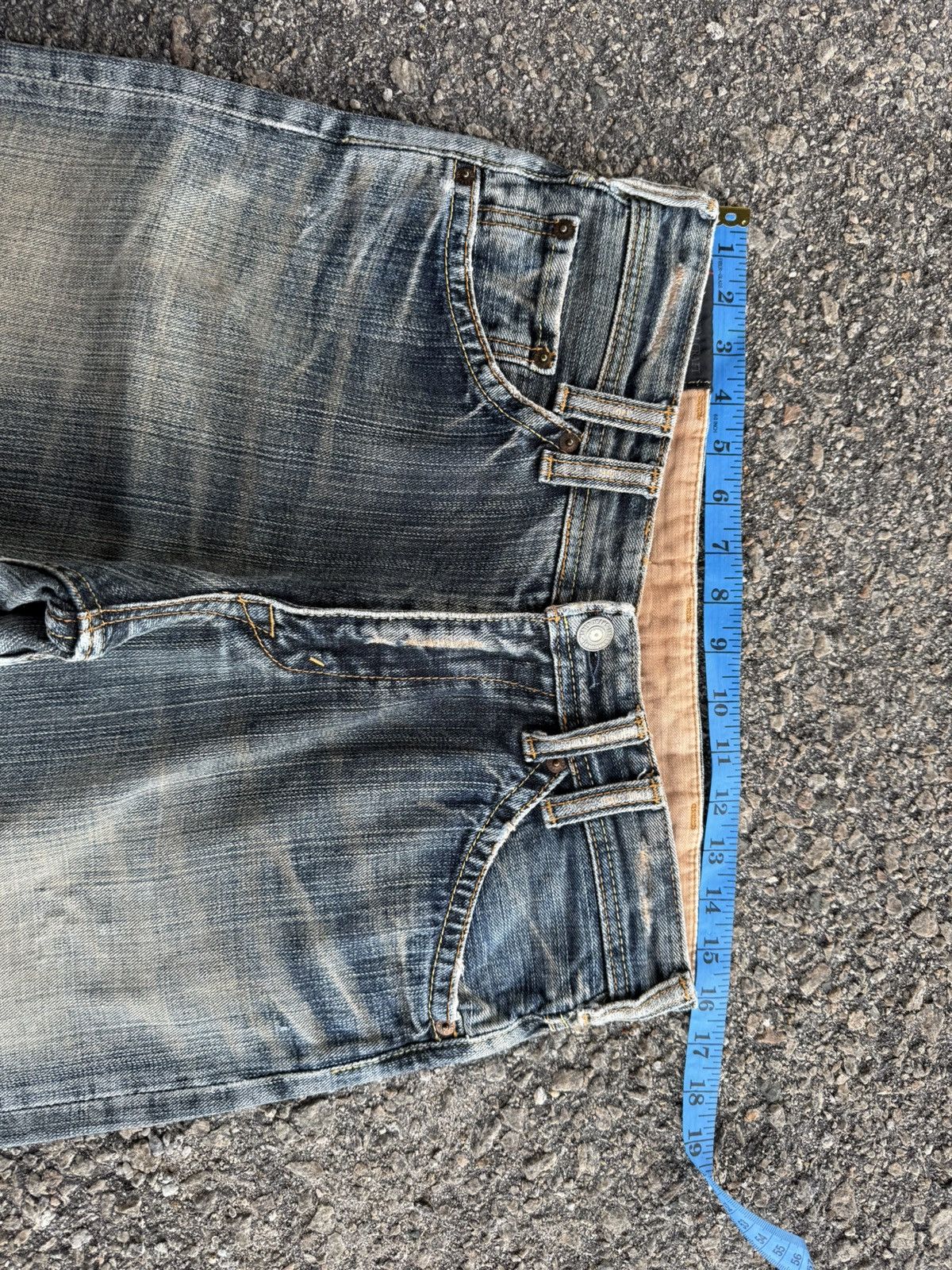 Japanese Brand Vintage denim craft Mud washed Jean denim pants Size US 32 / EU 48 - 6 Thumbnail