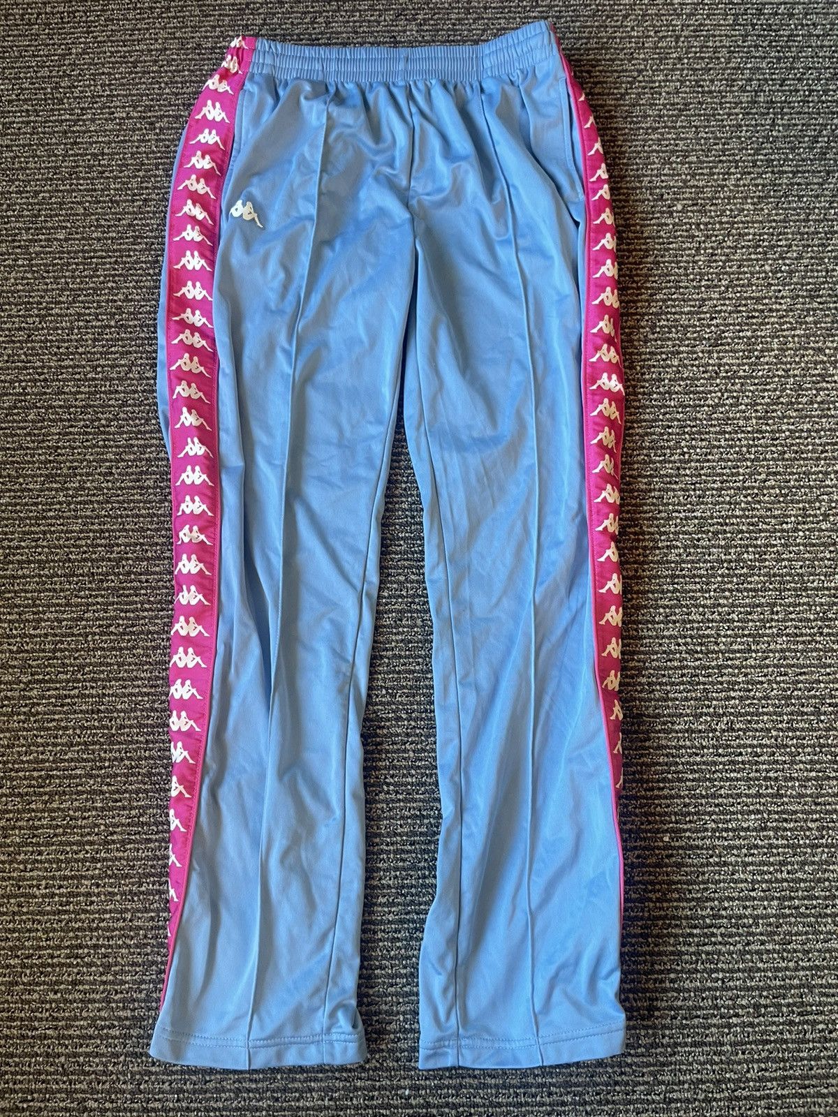 Kappa Kappa blue pink track pants Size XXL Grailed