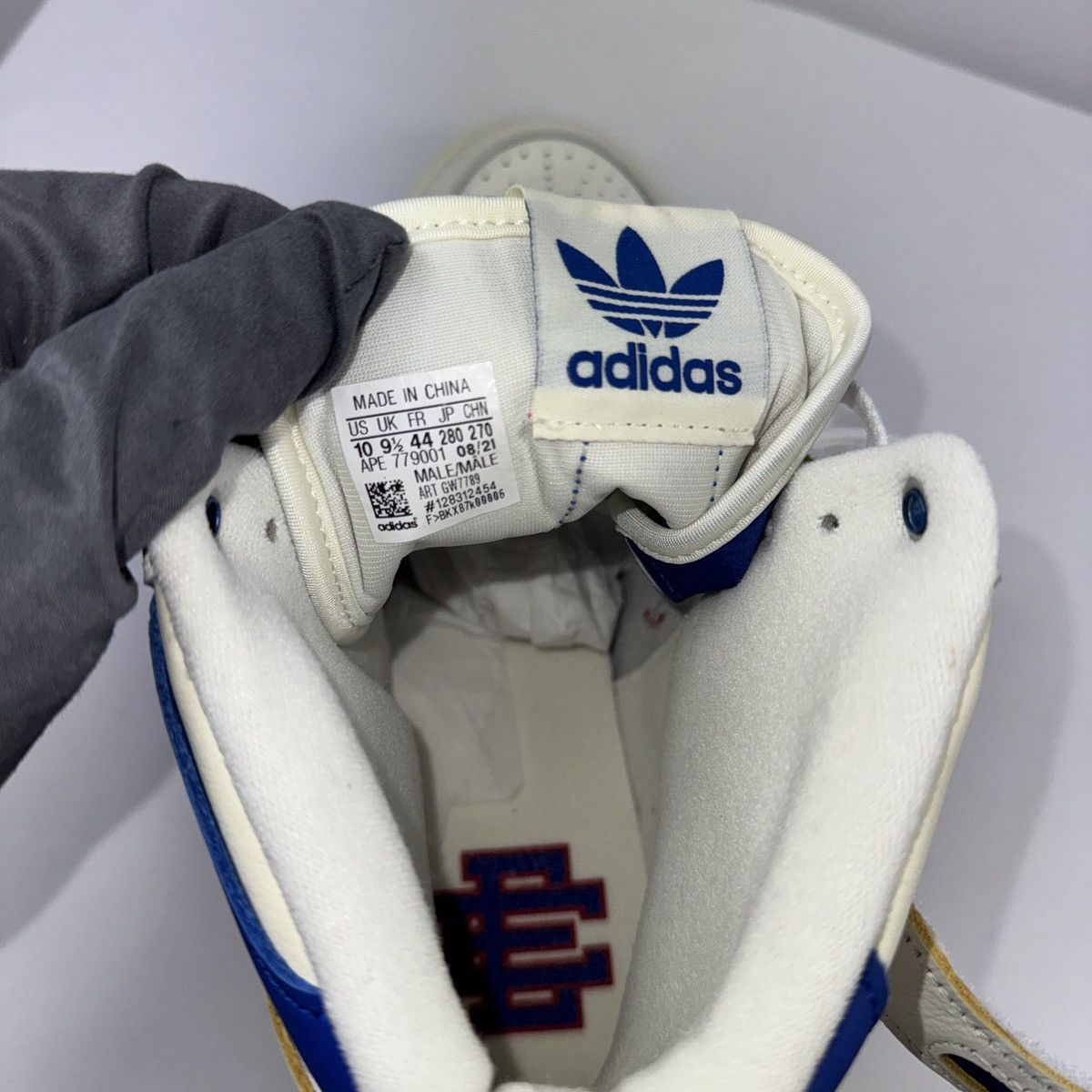 Adidas × Eric Emanuel ADIDAS FORUM 84 HIGH KANSAS JAYHAWKS SNEAKERS Size US 10 / EU 43 - 6 Thumbnail