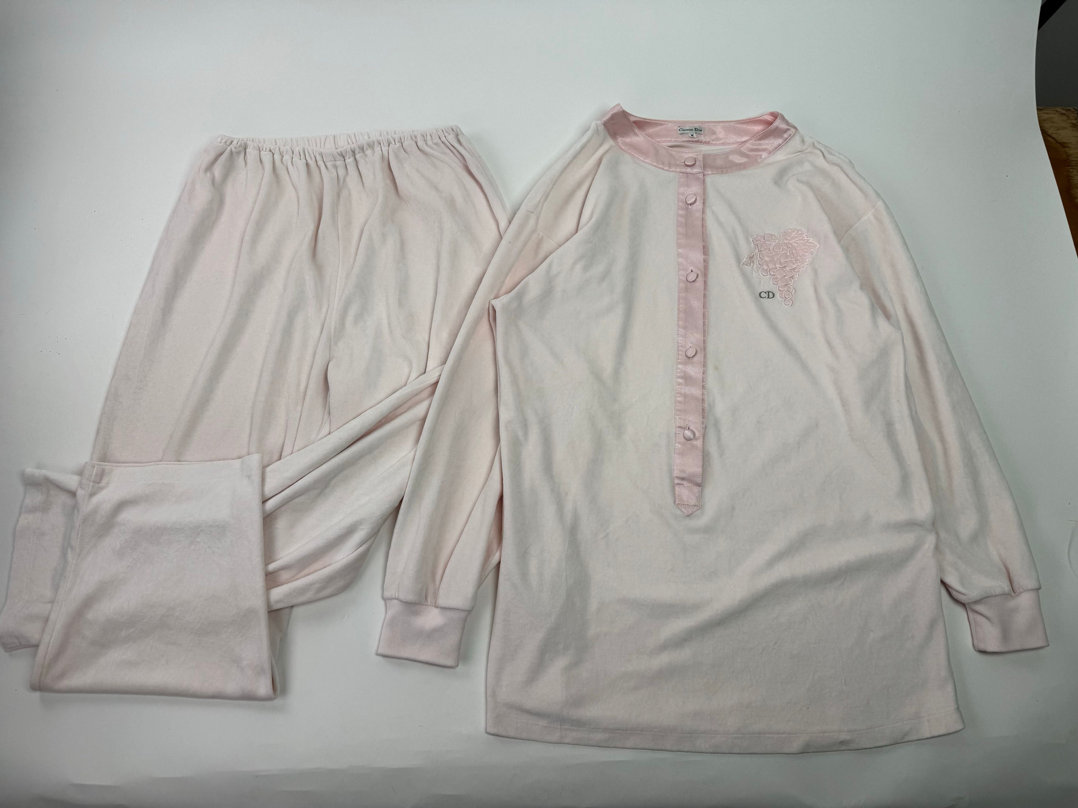Dior Vintage Twin Set Pink L Size 27" / US 4 / IT 40 - 1 Thumbnail