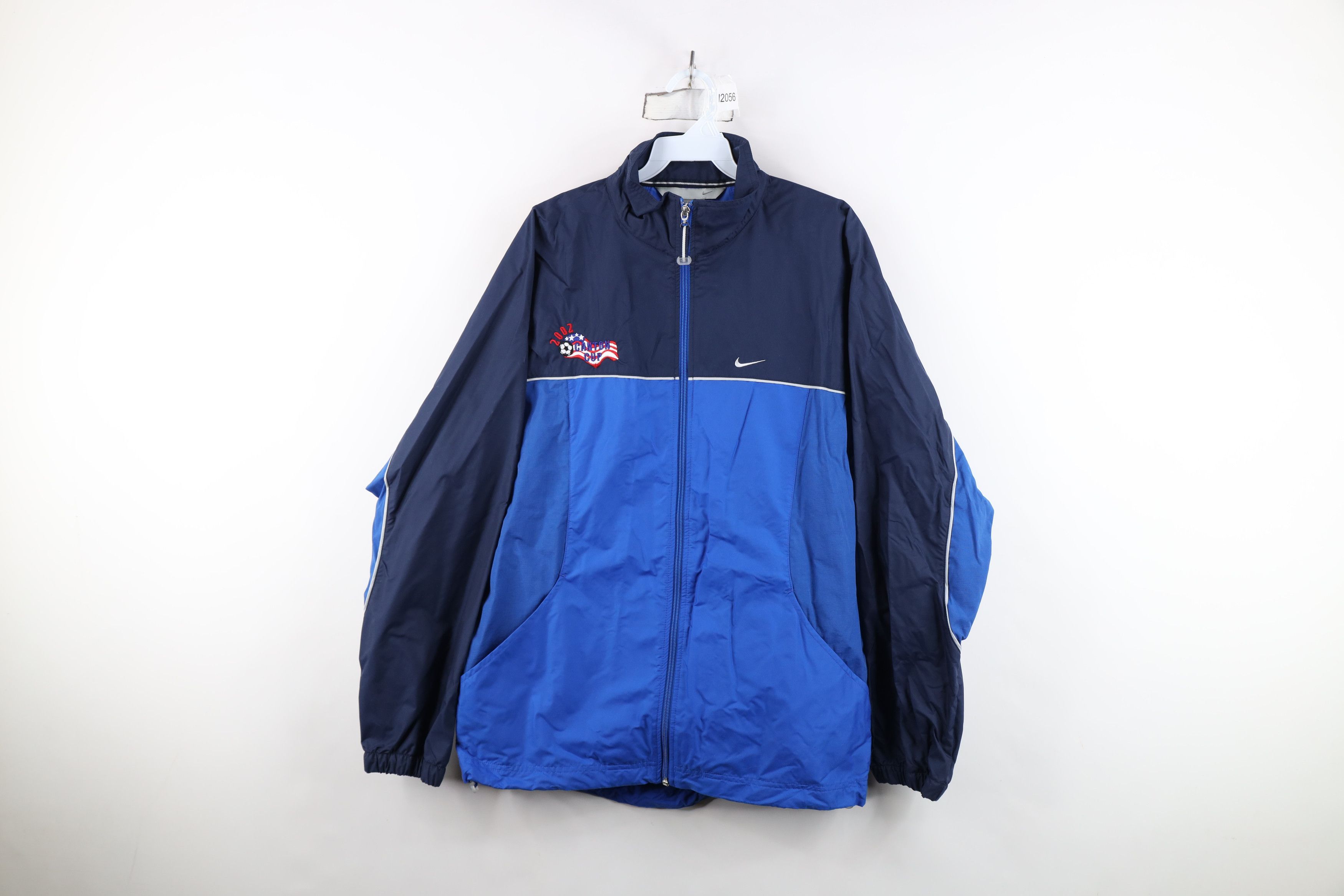 Nike Vintage Y2K Nike Scott Mini Swoosh Soccer Windbreaker Jacket Size US S / EU 44-46 / 1 - 1 Thumbnail