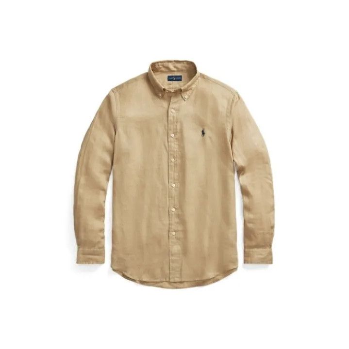 Polo Ralph Lauren Polo Ralph Lauren SS23 Men's Linen Long-Sleeve Shirt Size US L / EU 52-54 / 3 - 1 Thumbnail