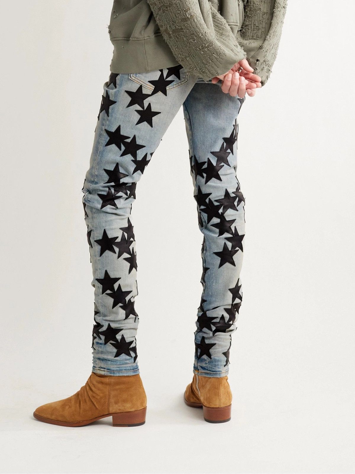 Amiri o1y0525 Denim Pant in Blue Size US 33 - 4 Thumbnail
