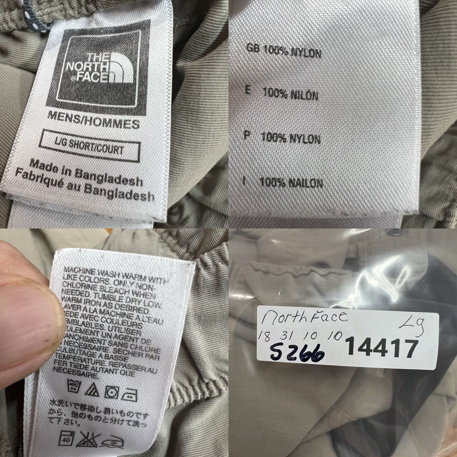 The North Face VINTAGE The North Face Convertible Pants to Shorts Belted Hiking Outdoor Beige L 36X31 Size US 33 - 9 Thumbnail