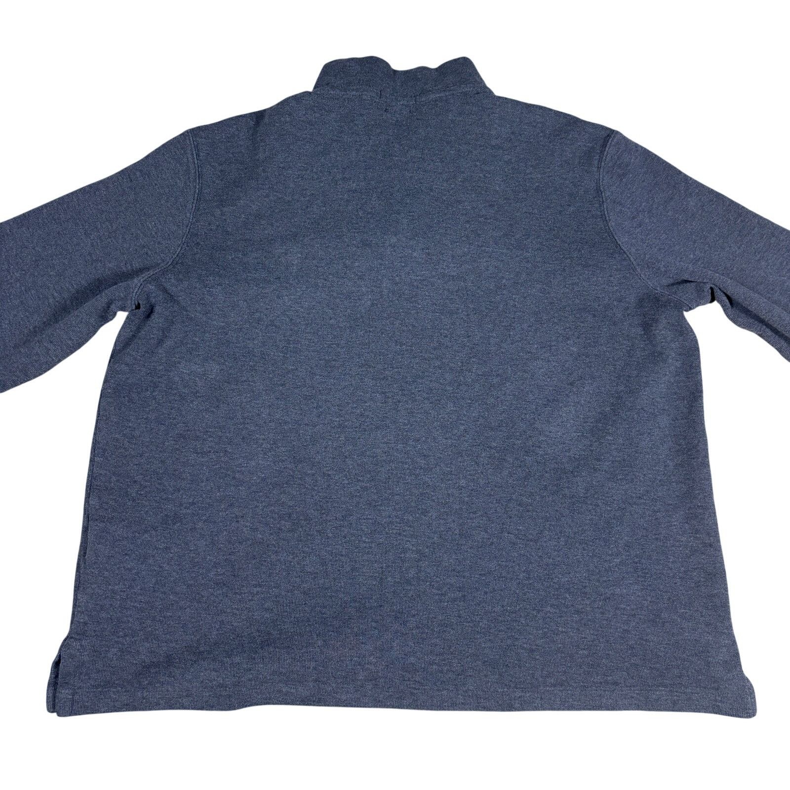 Polo Ralph Lauren Polo Ralph Lauren Mens Gray Estate Rib Quarter Zip Pullover Size US XL / EU 56 / 4 - 2 Thumbnail