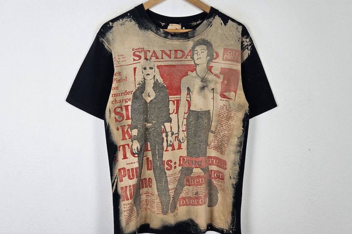 Band Tees Vintage Sid vicious and nancy Shirt Size US M / EU 48-50 / 2 - 2 Thumbnail