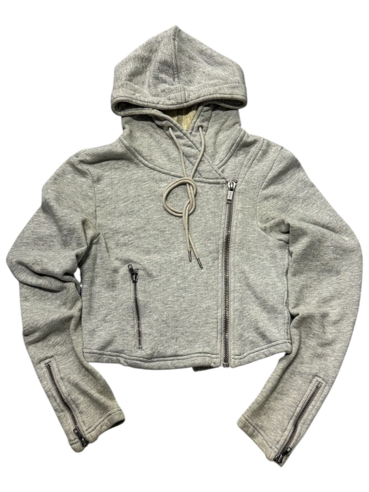 DIESEL Y2K CROPTOP ZIPPED HOODIE