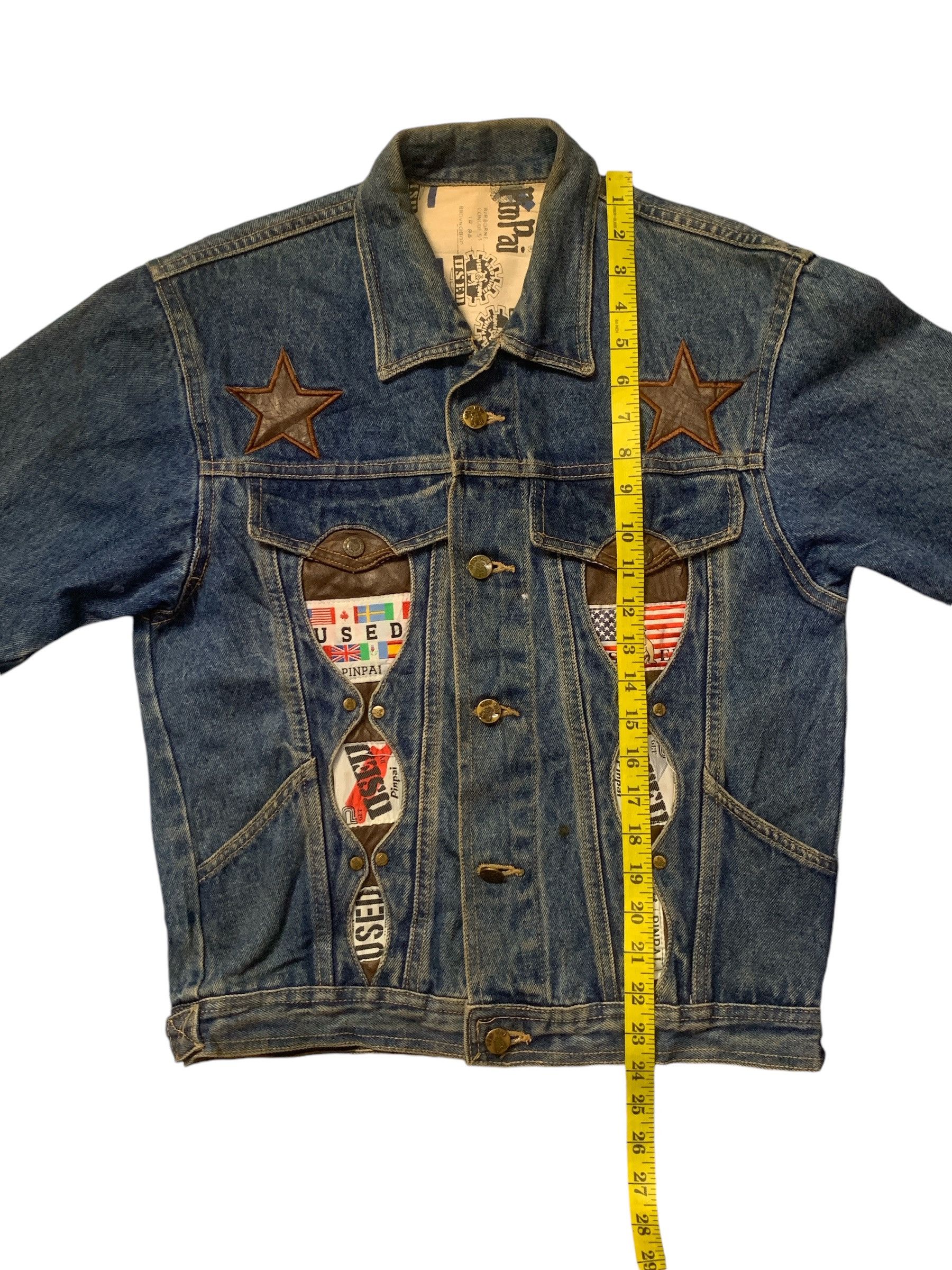 Japanese Brand Rare Design Vintage Used By Pinpai Denim Jackets Size S / US 4 / IT 40 - 9 Thumbnail