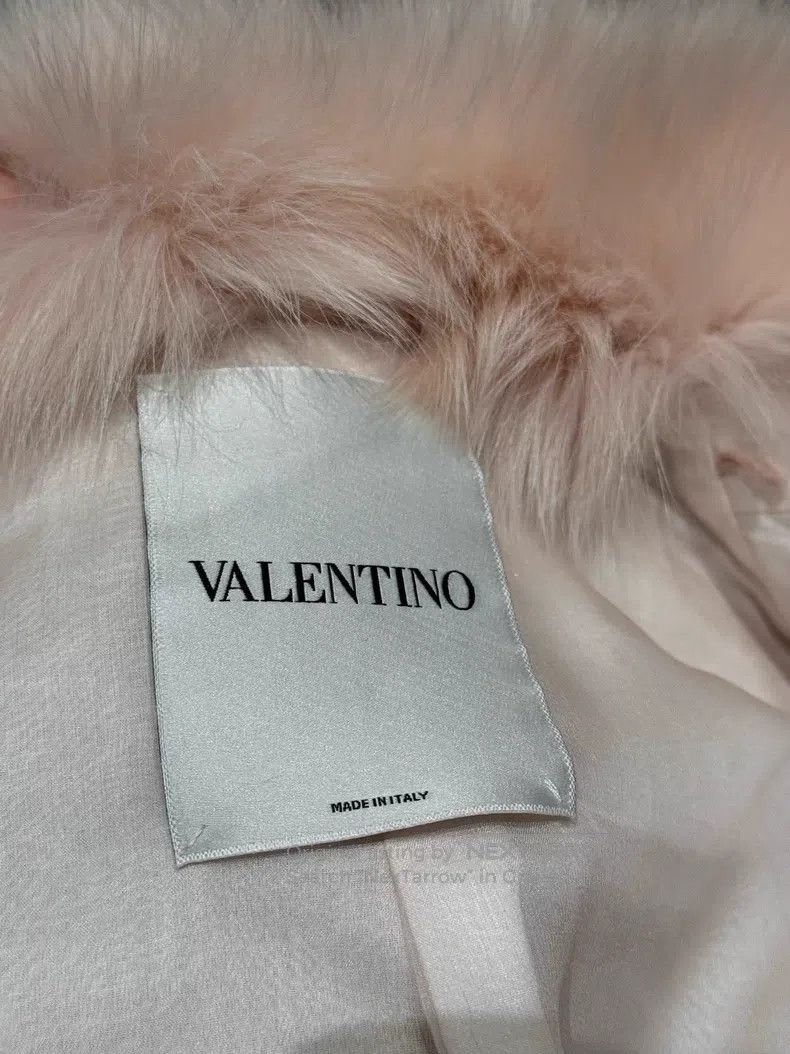 Valentino Valentino Pink fox fur coat Size S / US 4 / IT 40 - 4 Thumbnail