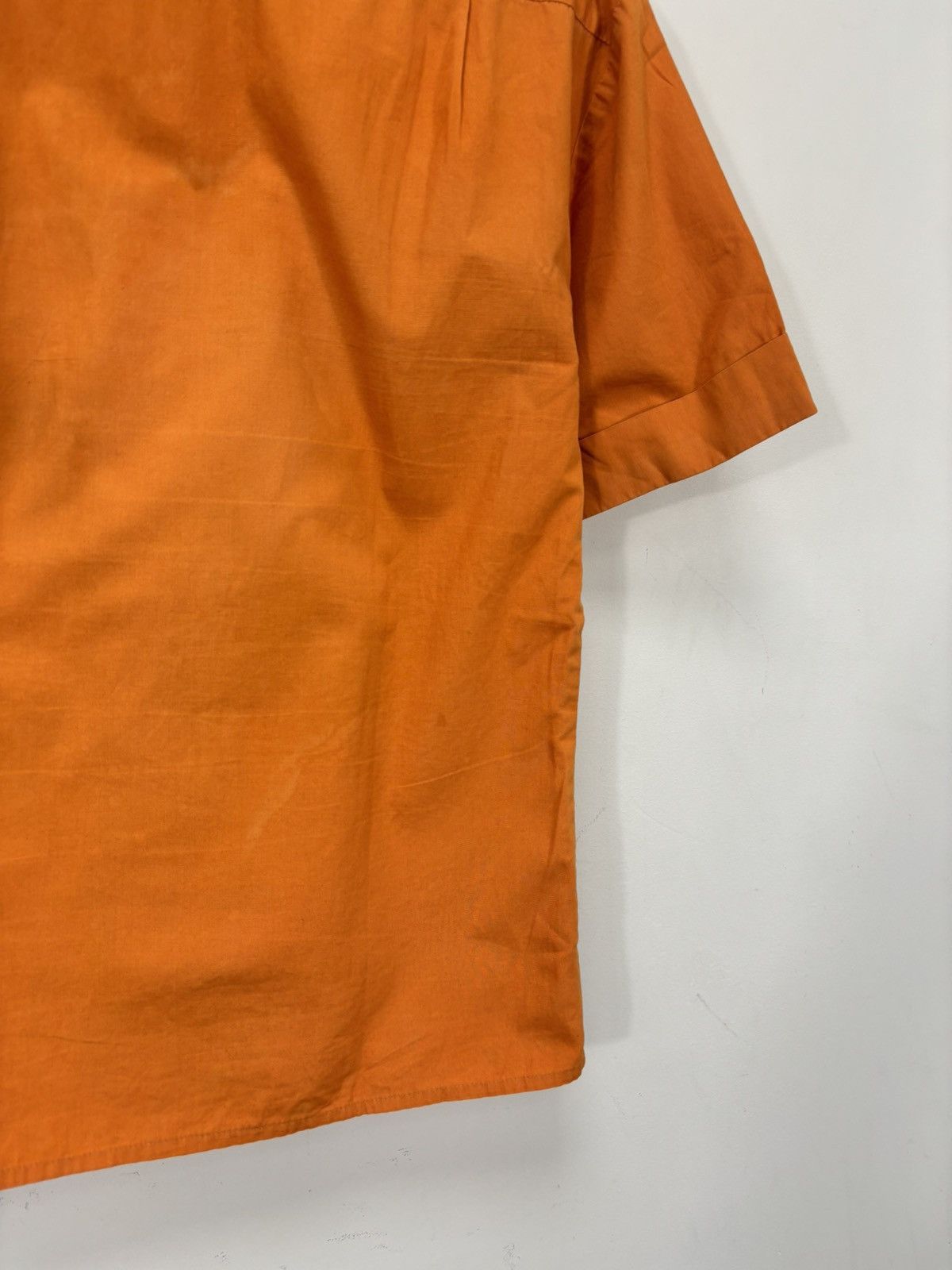 Dolce & Gabbana Vintage Dolce & Gabbana Orange Pocket Short Sleeve Shirt Size US M / EU 48-50 / 2 - 17 Thumbnail