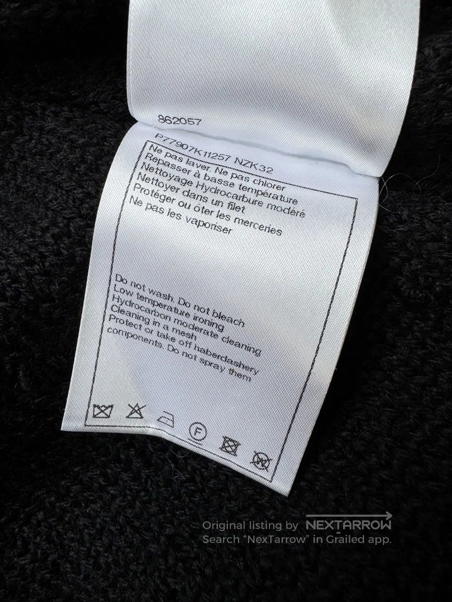 Chanel Chanel Blue Black Wool Mini Skirt. Size US 36 / EU 52 - 6 Thumbnail