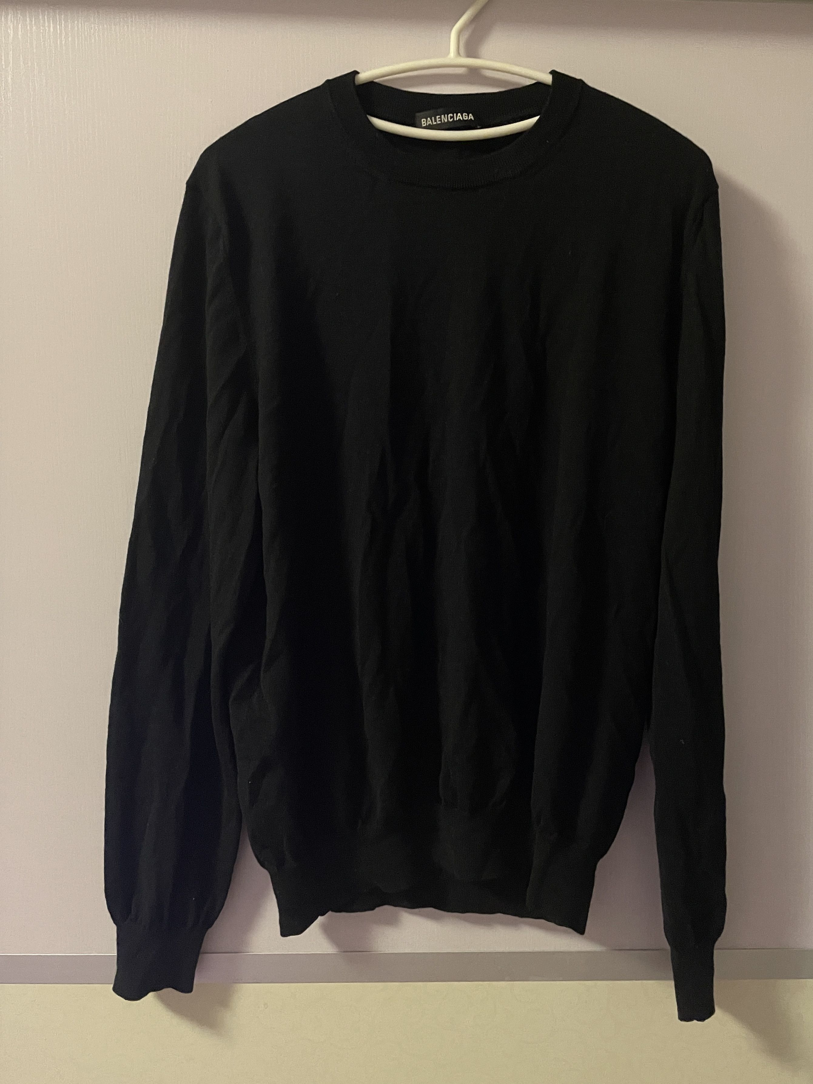 Balenciaga Balenciaga wool sweater knitwear sweatshirt size L unisex Size US L / EU 52-54 / 3 - 2 Thumbnail