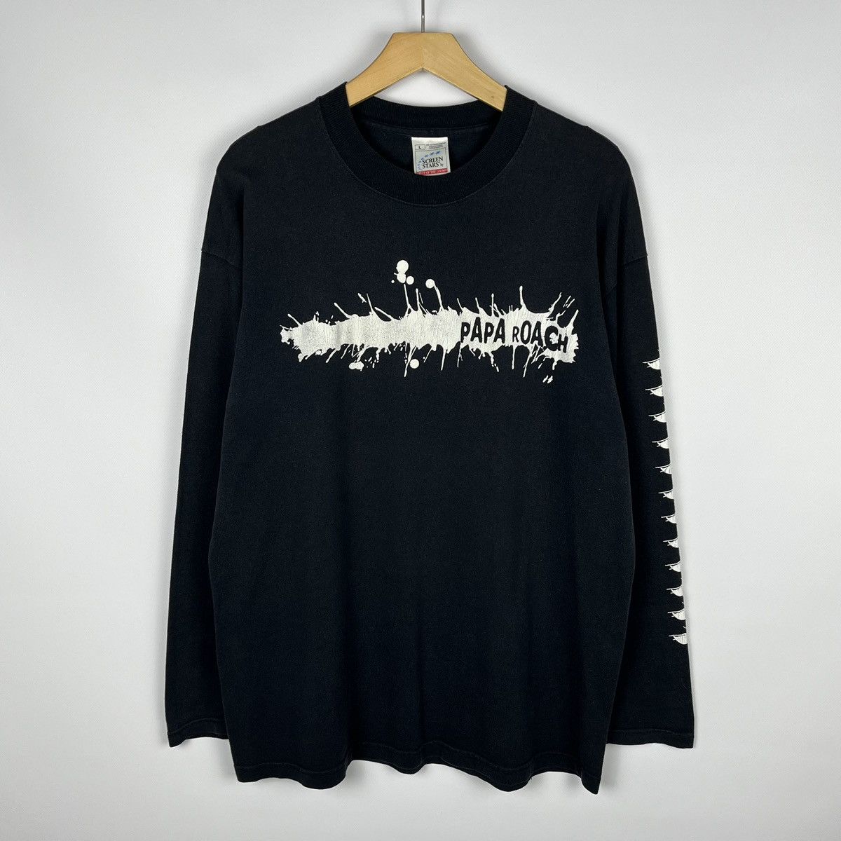 Band Tees Vintage Papa Roach rock band longsleeve 90’s Size US L / EU 52-54 / 3 - 1 Thumbnail