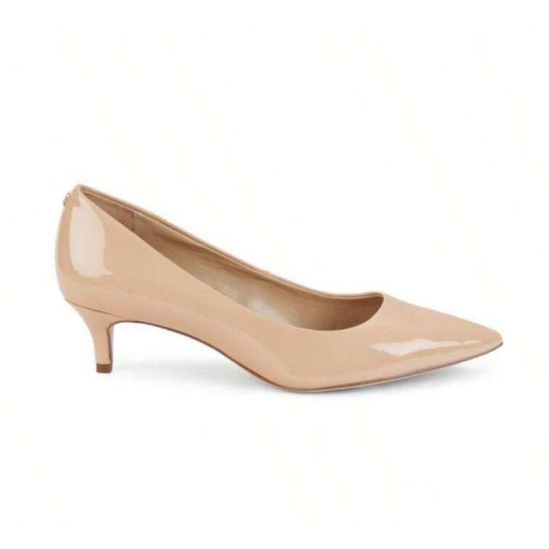 Sam Edelman NWT Sam Edelman Beige Patent Leather Pumps Kitten Heel Sz 9 Size US 9 / IT 39 - 1 Thumbnail