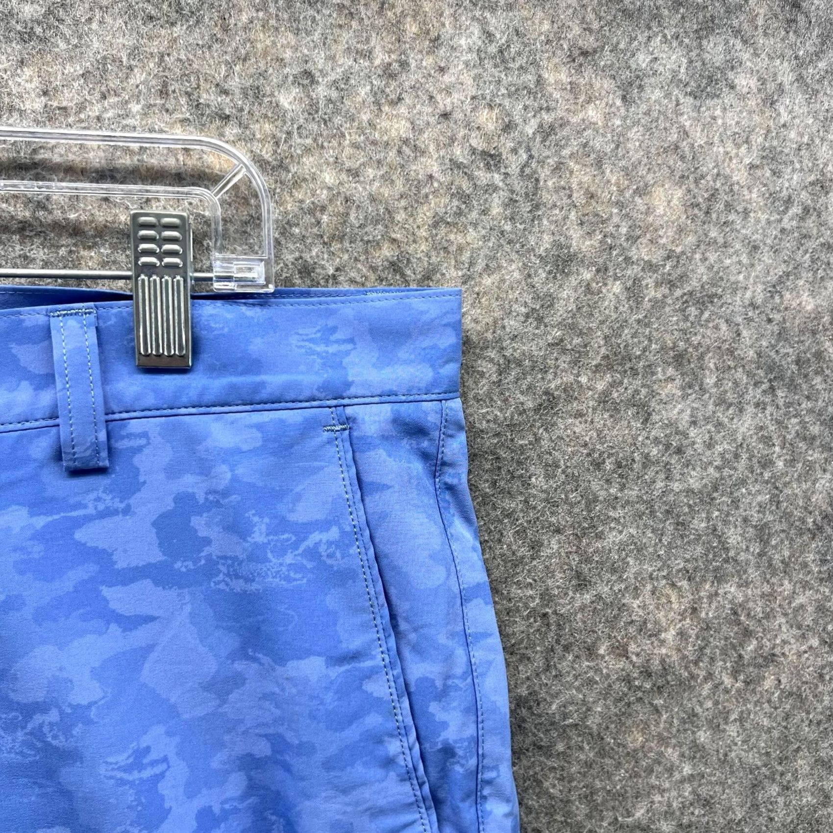 Peter Millar Peter Millar Shorts Men 35 Camouflage Blue Chino Flat Front Casual Outdoors Golf Shirt H Size US 35 - 5 Thumbnail