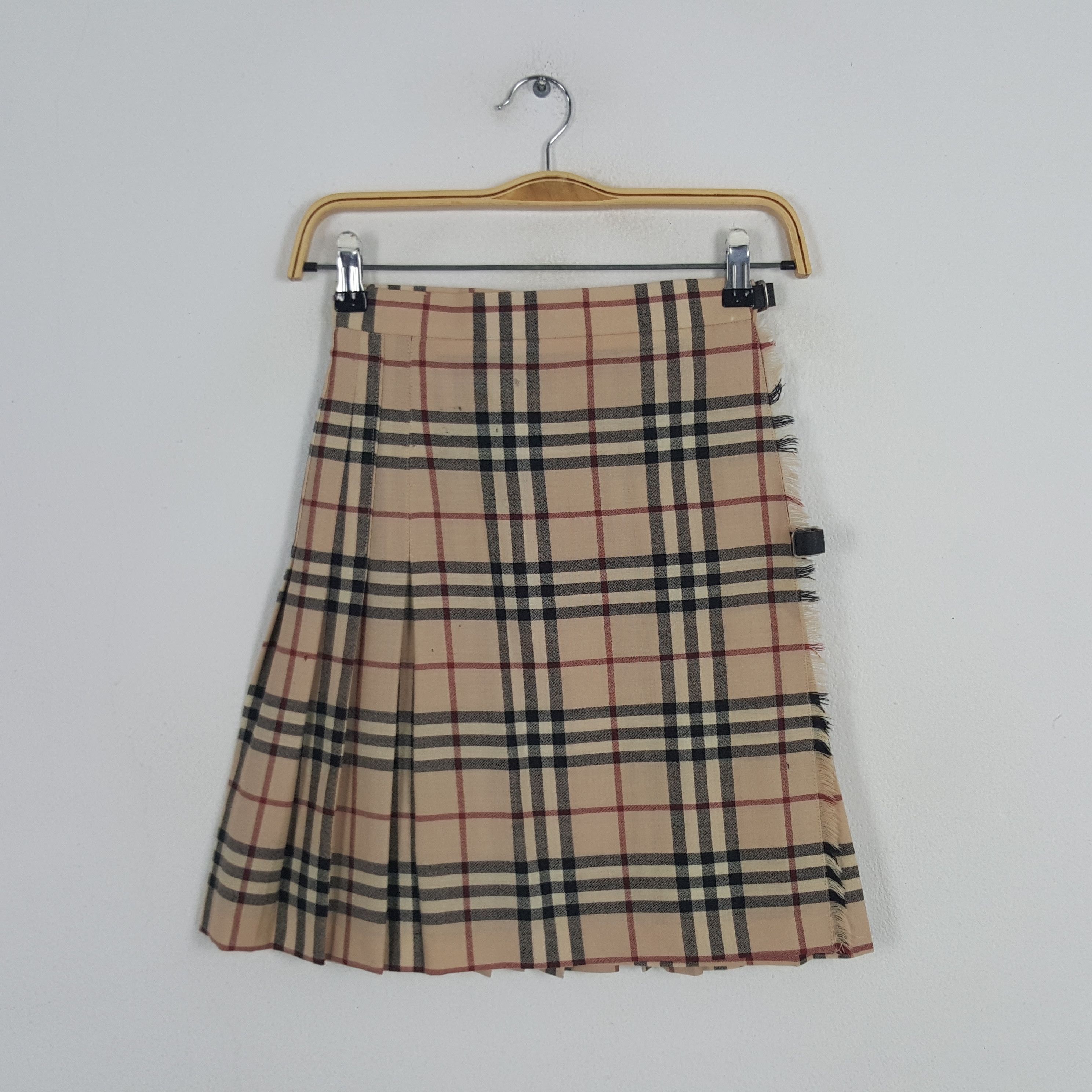 Burberry × Vintage Vintage Burberry London Nova Check Mini Skirt Size 22" - 3 Thumbnail