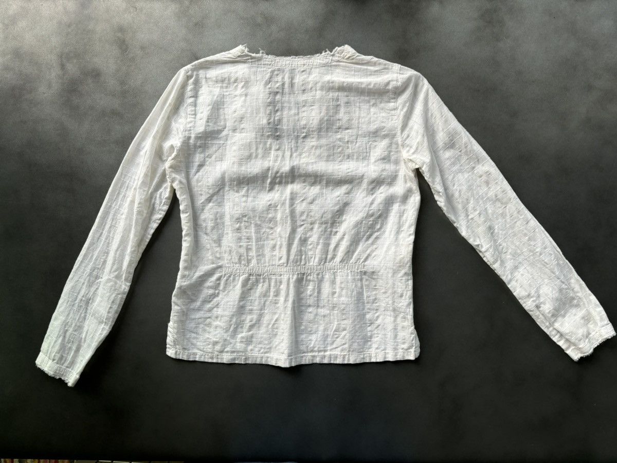 Prada 2000s Prada Sport Shirt Vintage Linen Cotton Sheer Zipper 40 Size S / US 4 / IT 40 - 11 Thumbnail