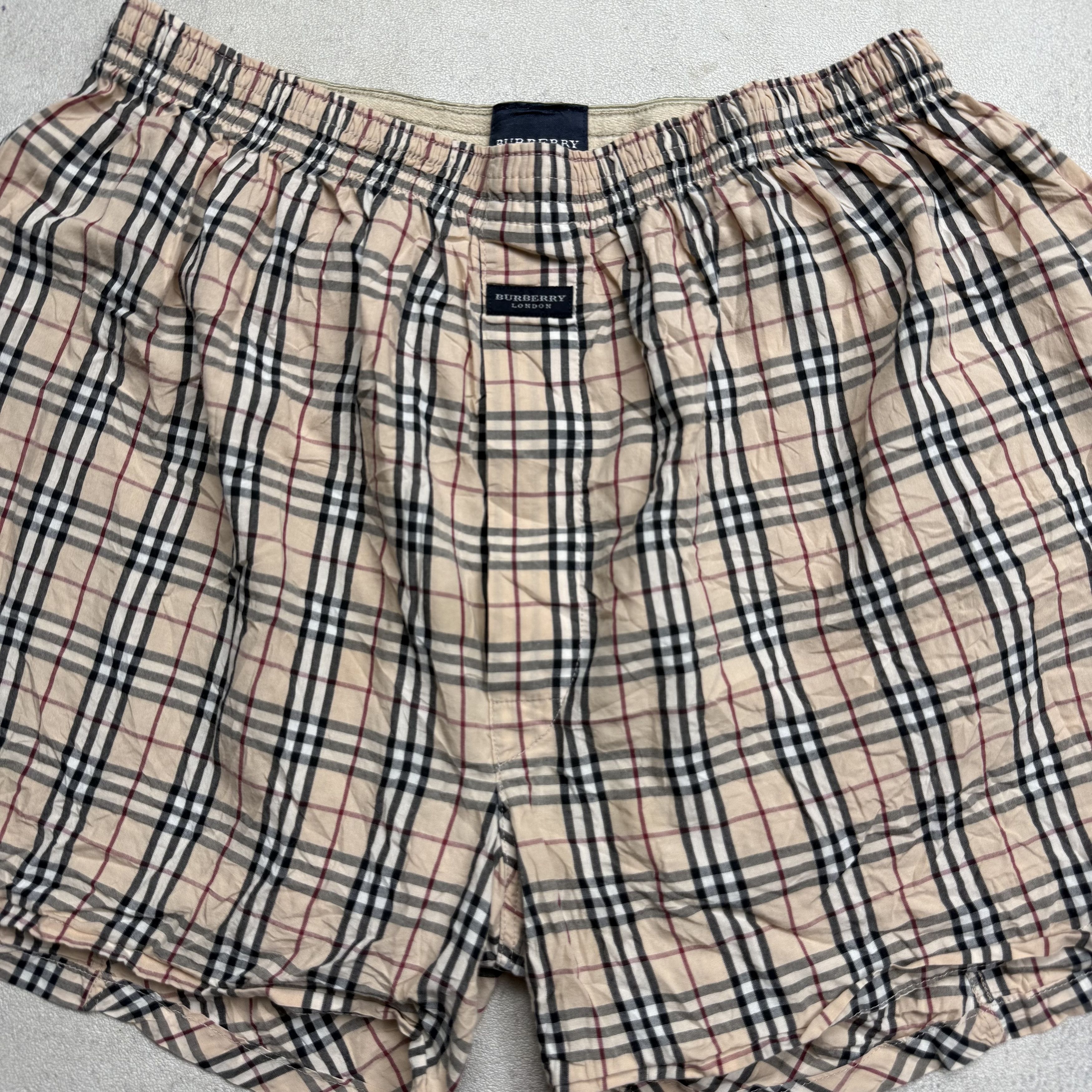Burberry Vintage Burberry Boxer Nova Check Boxer Trunks Size US 32 / EU 48 - 2 Thumbnail