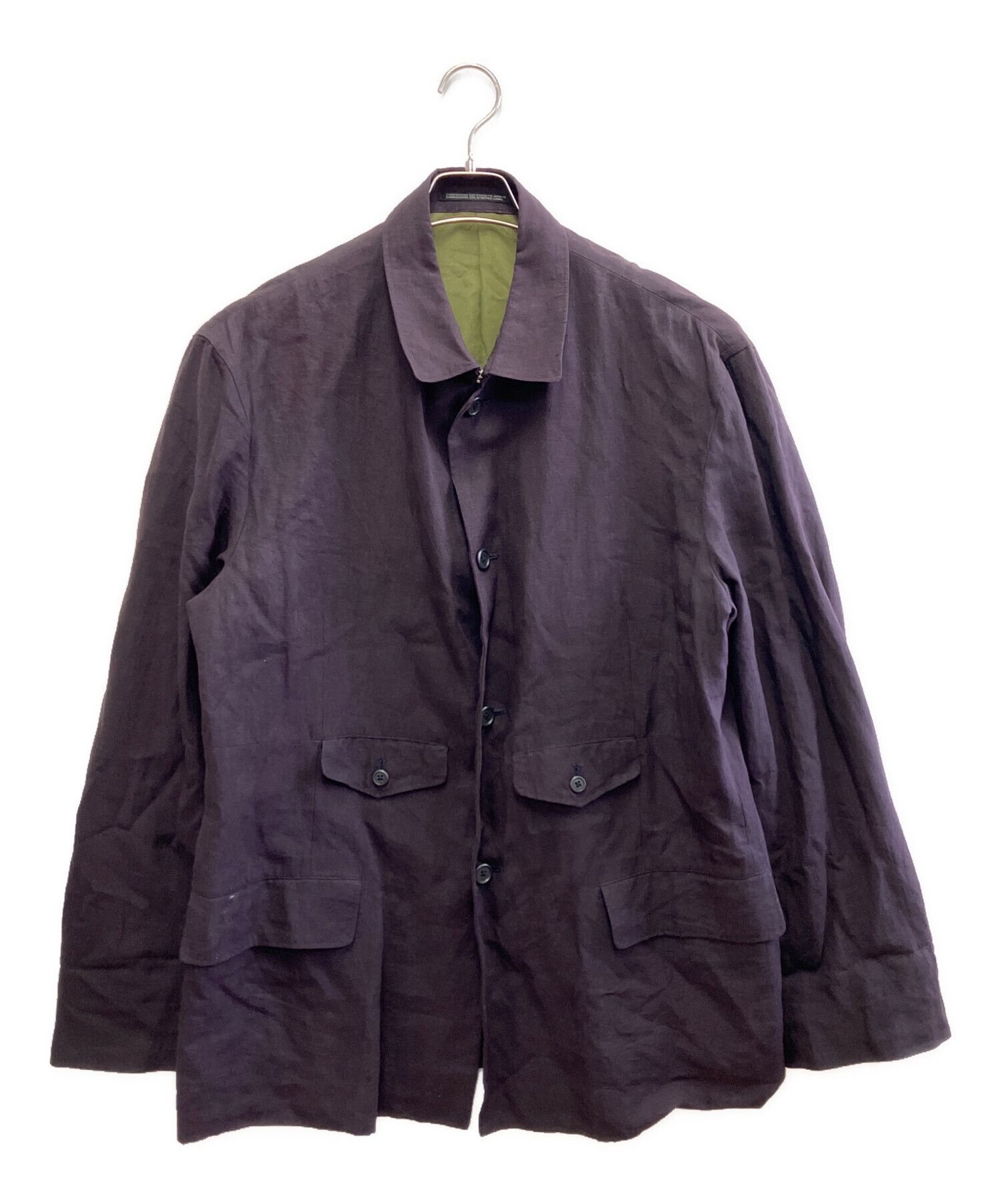 Yohji Yamamoto yohji yamamoto pour homme linen coat Size US M / EU 48-50 / 2 - 1 Thumbnail