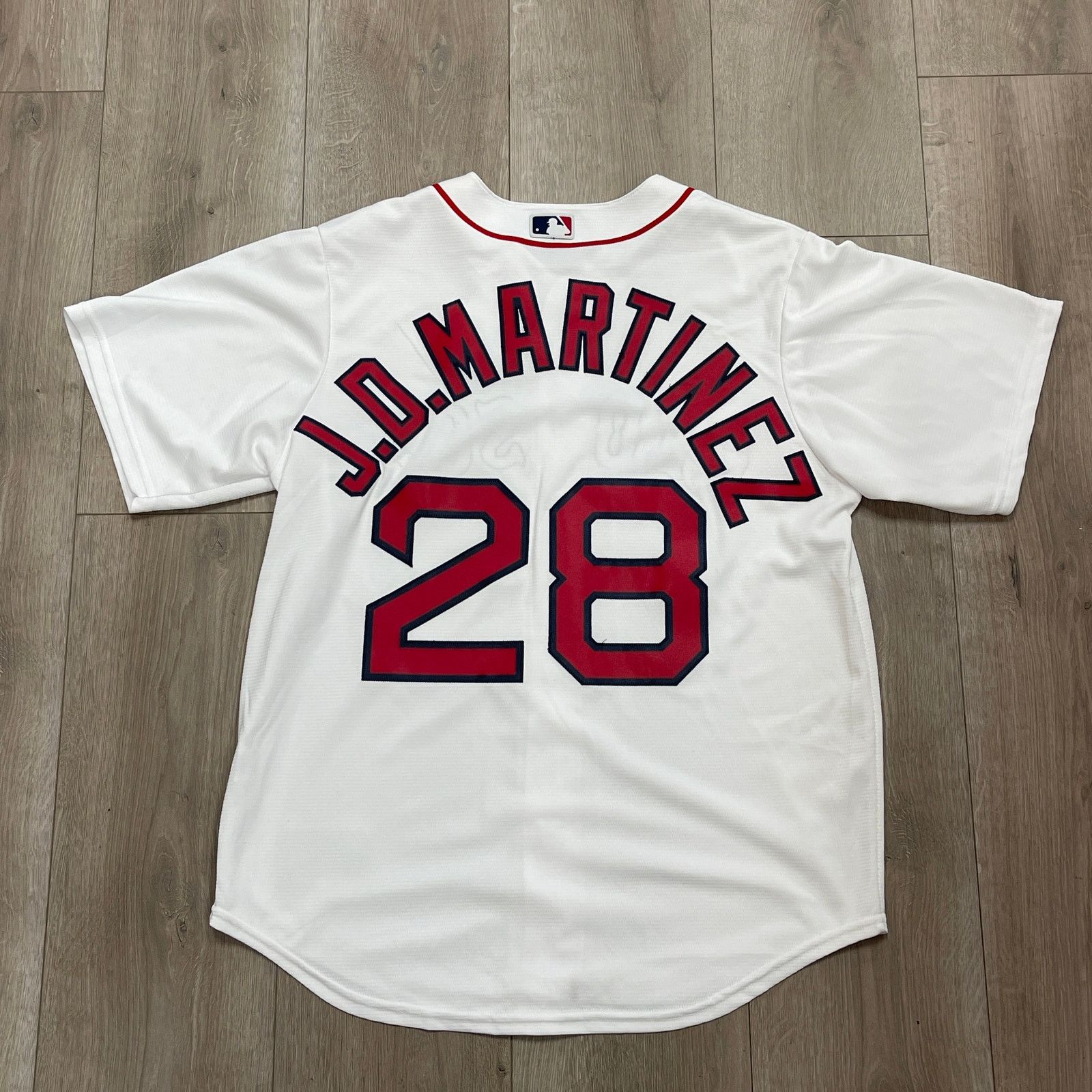 Majestic New J.D. Martinez Boston Red Sox jersey white size Large L Size US L / EU 52-54 / 3 - 5 Thumbnail