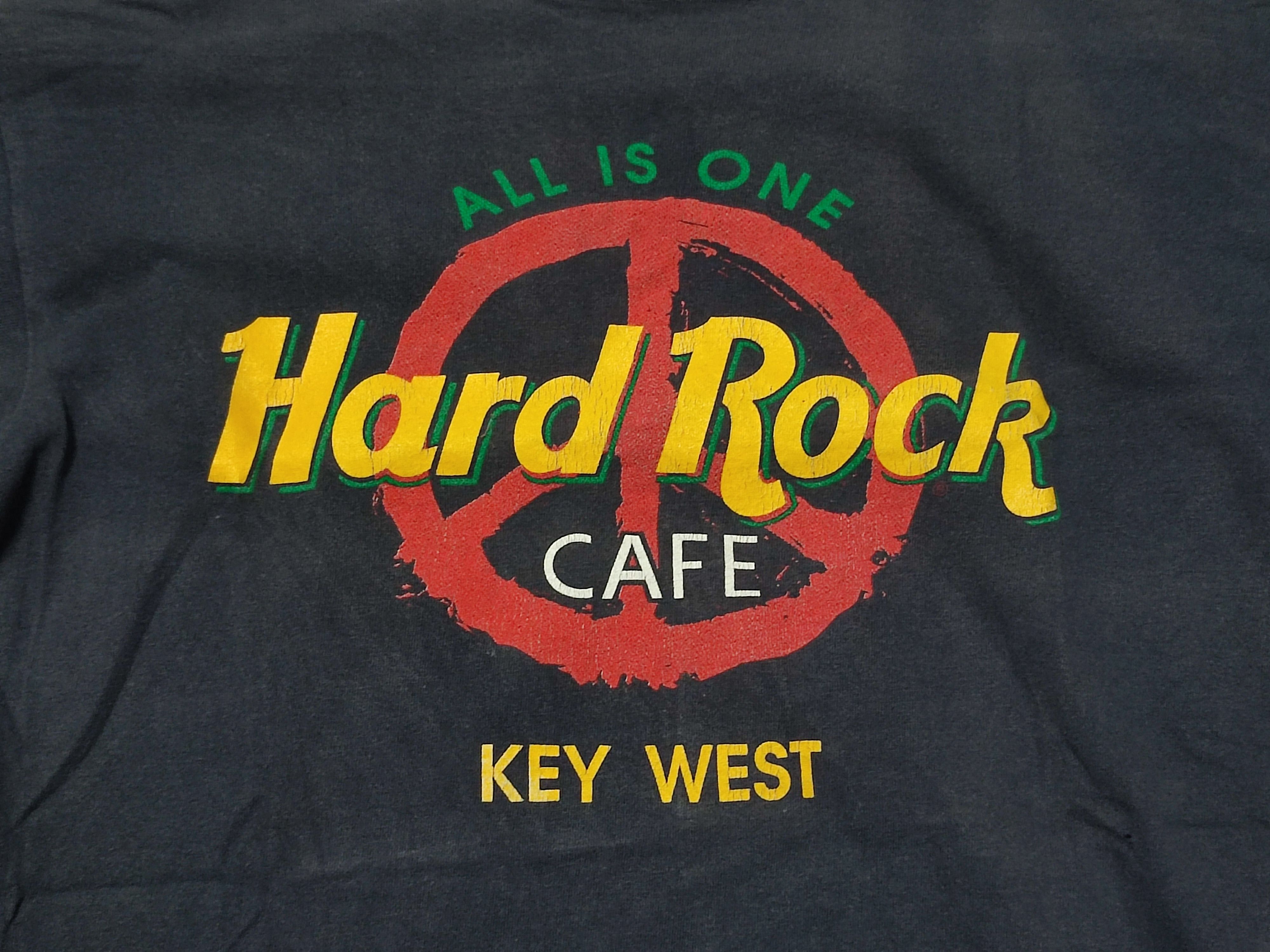 Hard Rock Cafe × Japanese Brand × Vintage Vintage 90s Hard Rock Cafe Key West T-Shirt Size US M / EU 48-50 / 2 - 3 Thumbnail