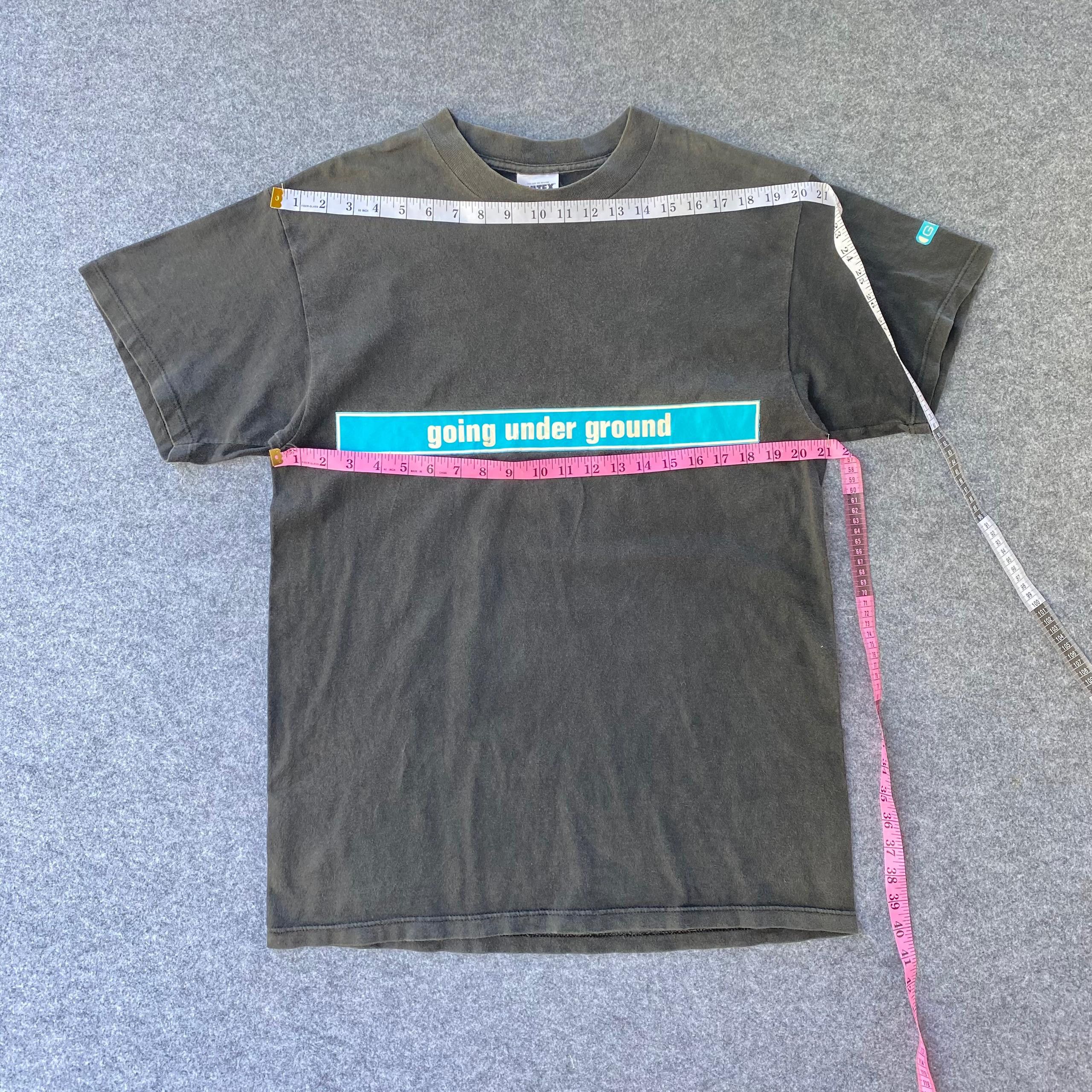 Band Tees Vintage 90s Going The Underground Japan Punk Band Tshirt Size US L / EU 52-54 / 3 - 4 Thumbnail