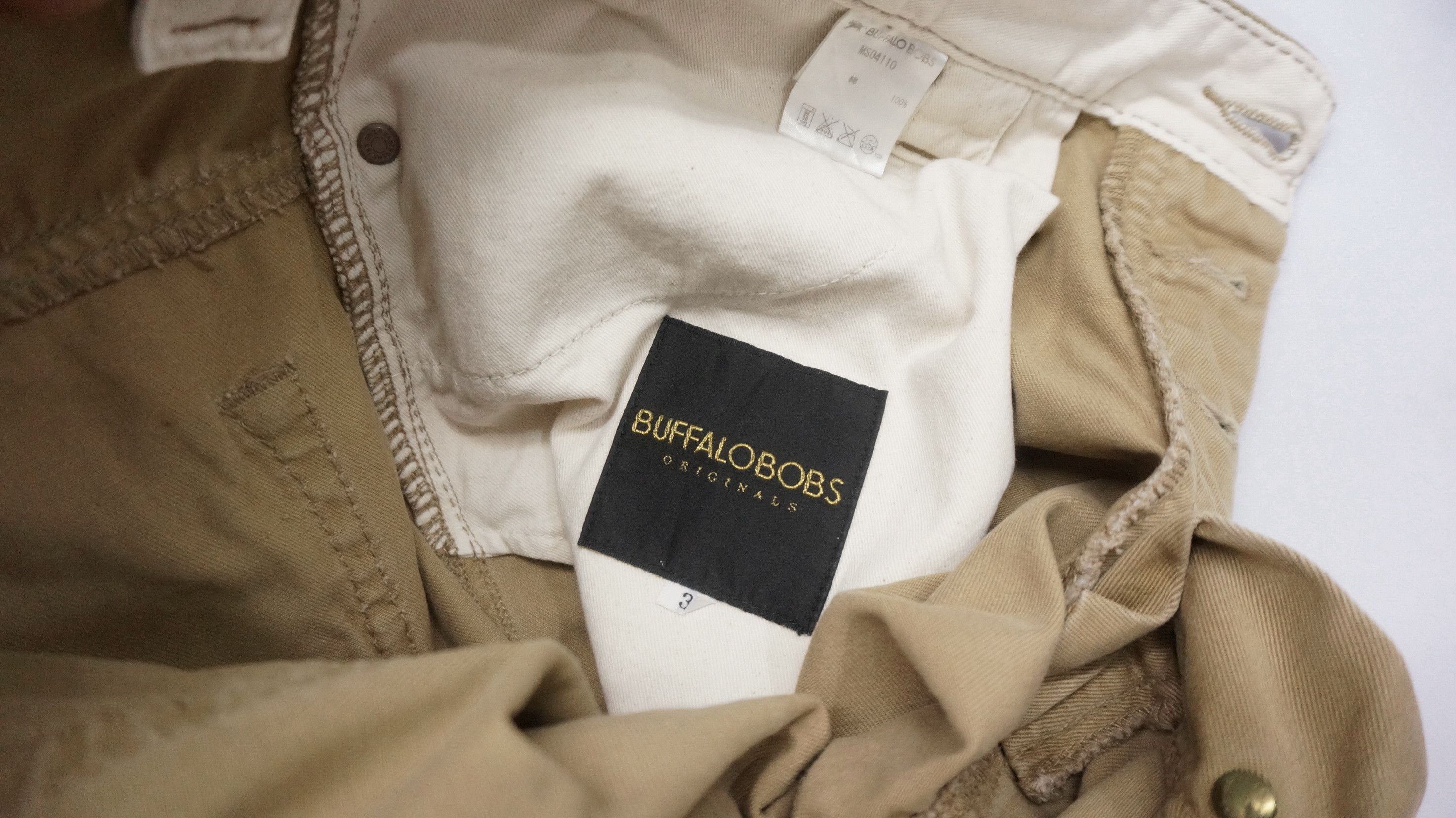 BUFFALO BOBS 💥 Fye Buffalo Bobs Smoked Whisker Buttonfly Pants Size US 34 / EU 50 - 5 Thumbnail