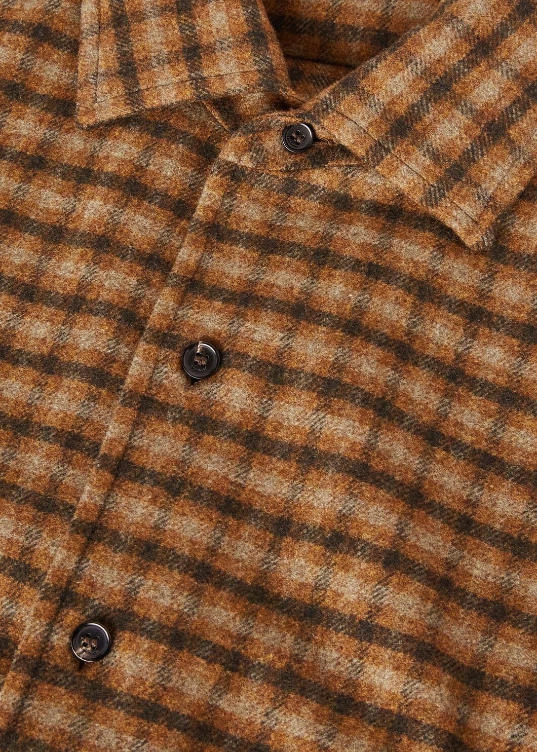 Loro Piana o1w1db10725 FAO8028 Raffaele Shirt in Brown Size US M / EU 48-50 / 2 - 7 Thumbnail