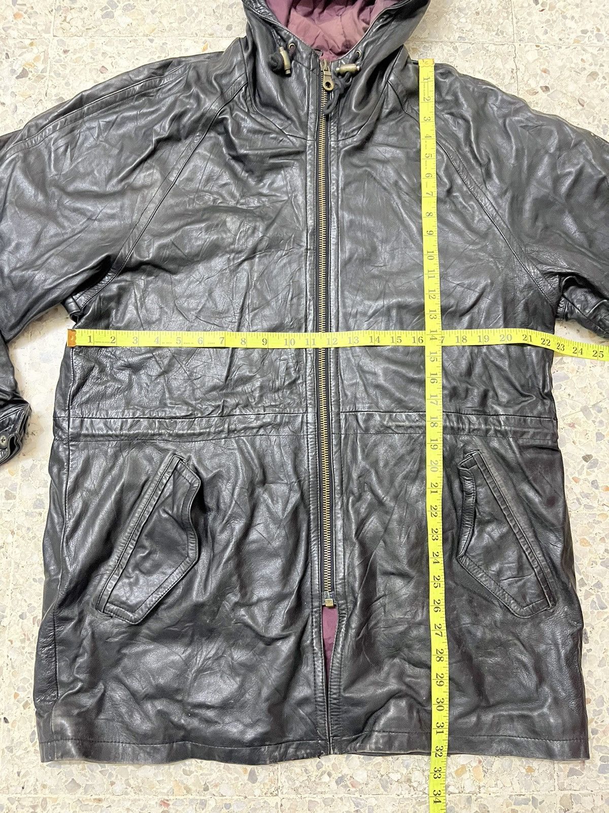 Alexander Julian Vintage 90s Alexander Julian Leather, Riri Swiss Zipper Size US L / EU 52-54 / 3 - 15 Thumbnail