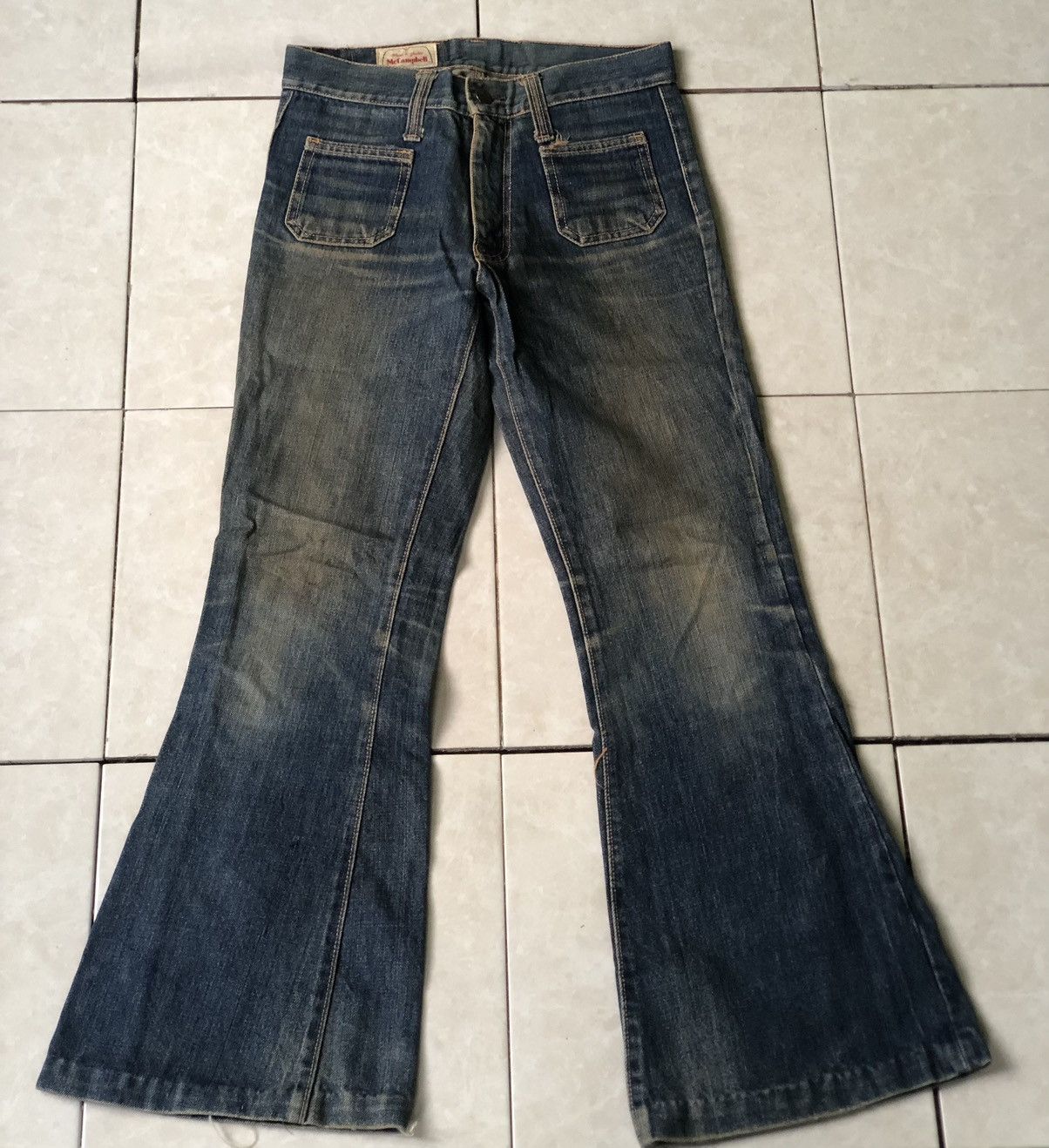 Designer × Japanese Brand × Vintage 🔥 Designer McCampbell Bootcut Denim Size US 28 / EU 44 - 3 Thumbnail
