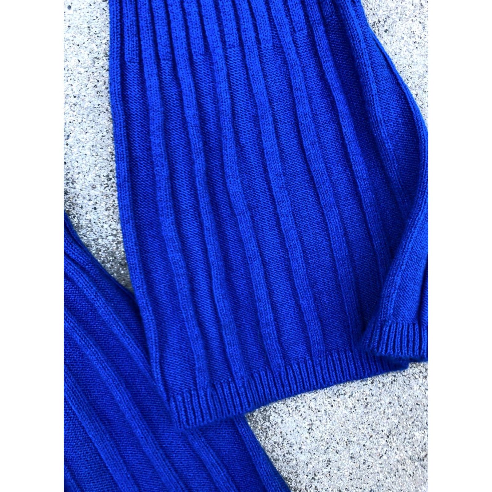 Worthington WORTHINGTON Ribbed Pullover Sweater Women's XL Blue Vintage Long Sleeve Shirt Womens XL Blue Vintage Pullover Sweater Size XL / US 12-14 / IT 48-50 - 3 Thumbnail