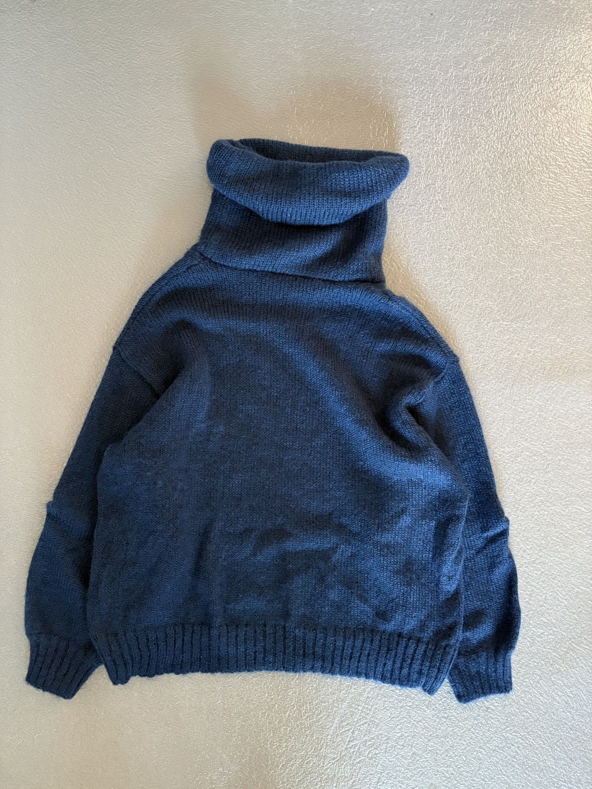 Undercover Undercover AW19 Mohair Turtleneck Sweatshirt Navy Size US M / EU 48-50 / 2 - 10 Thumbnail