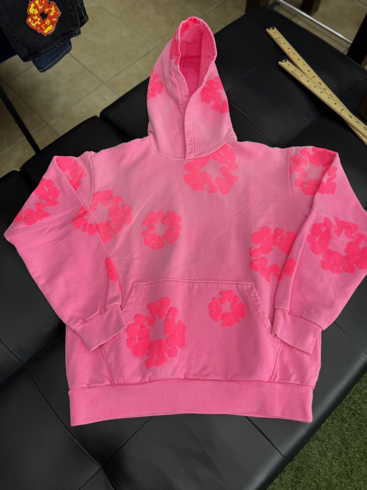 DENIM TEARS Denim Tears Pink 2025 Cotton Wreath Hoodie S (NEW) Size US S / EU 44-46 / 1 - 4 Thumbnail