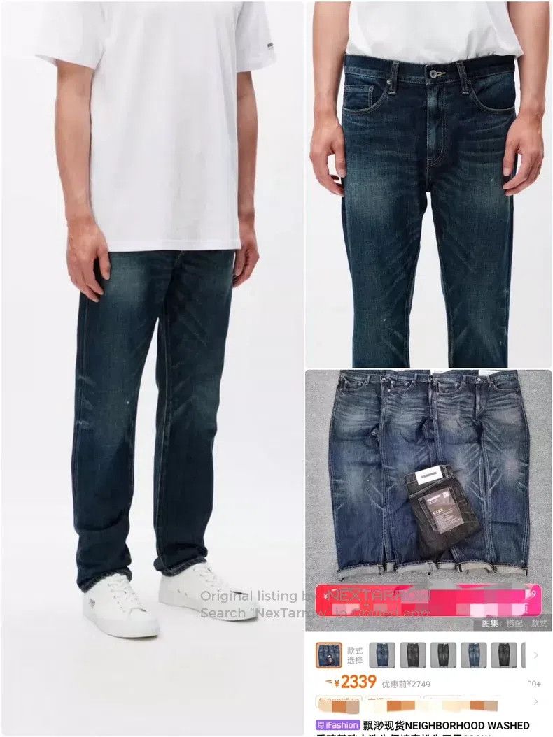 Neighborhood Neighborhood size M 23SS DPN Heavyweight Basic Washed Deni Size US 27 - 7 Thumbnail