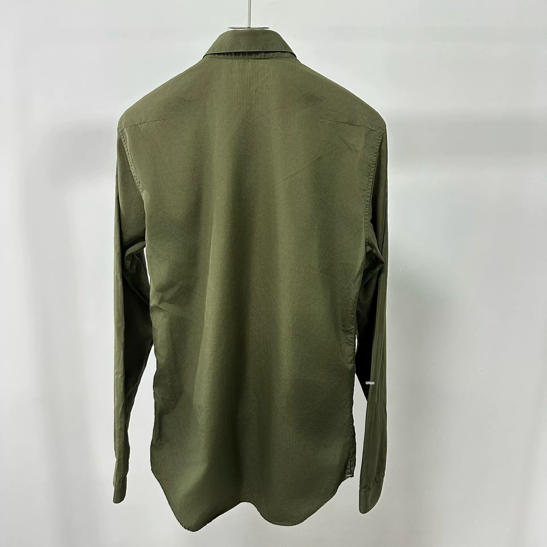Dior Dior Military Green Embroidered Bee Shirt Size US M / EU 48-50 / 2 - 4 Thumbnail
