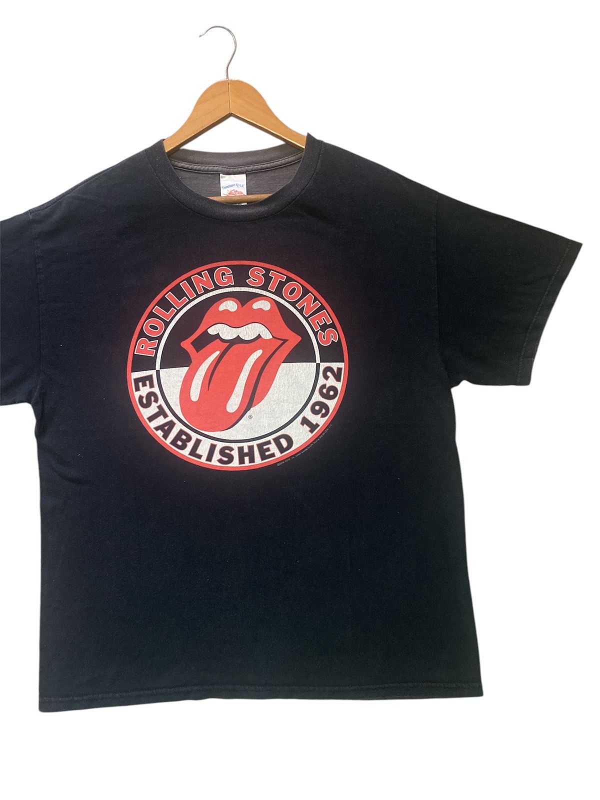 Band Tees × The Rolling Stones × Vintage ‼️RARE‼️VINTAGE ROLLING STONES ESTABLISHED AT 1962 SHIRT TER🔥 Size US L / EU 52-54 / 3 - 2 Thumbnail