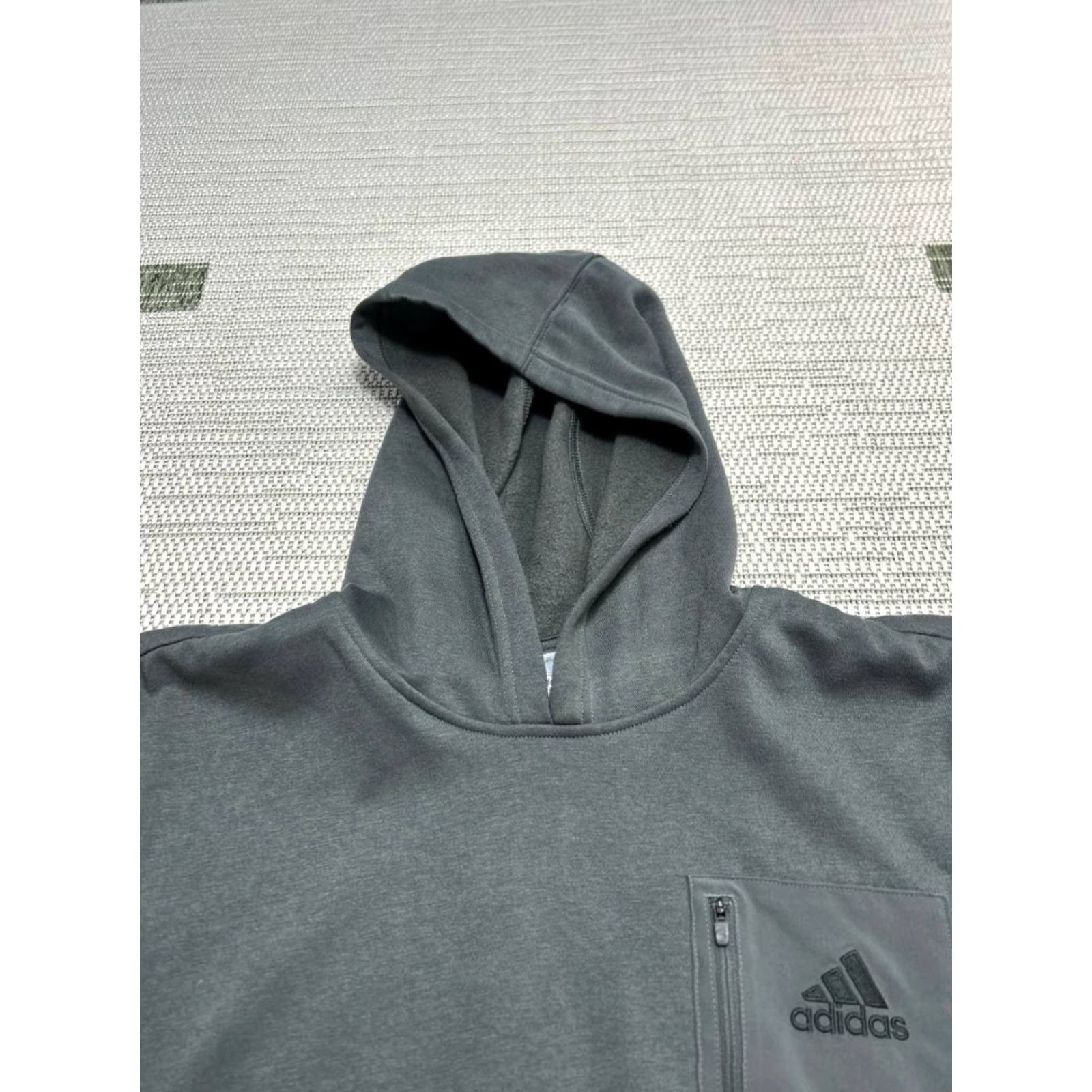 Adidas Adidas Hoodie Mens Large Gray Pullover Size US L / EU 52-54 / 3 - 2 Thumbnail
