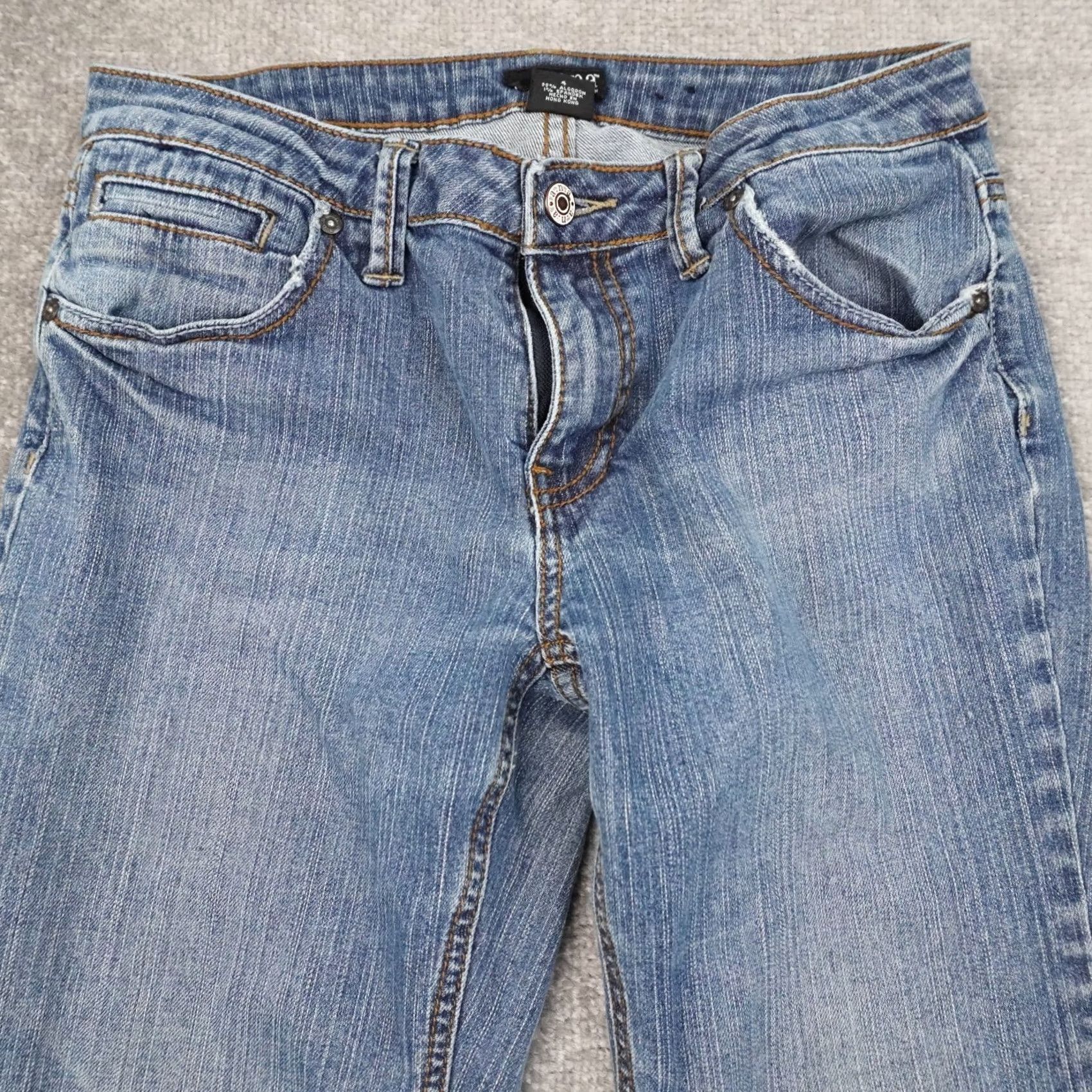 Denime a.n.a Jeans Bootcut Y2K Low Rise 30x30 Medium Wash Blue Denim 5-Pocket Womens Boys? Size 30" / US 8 / IT 44 - 7 Thumbnail