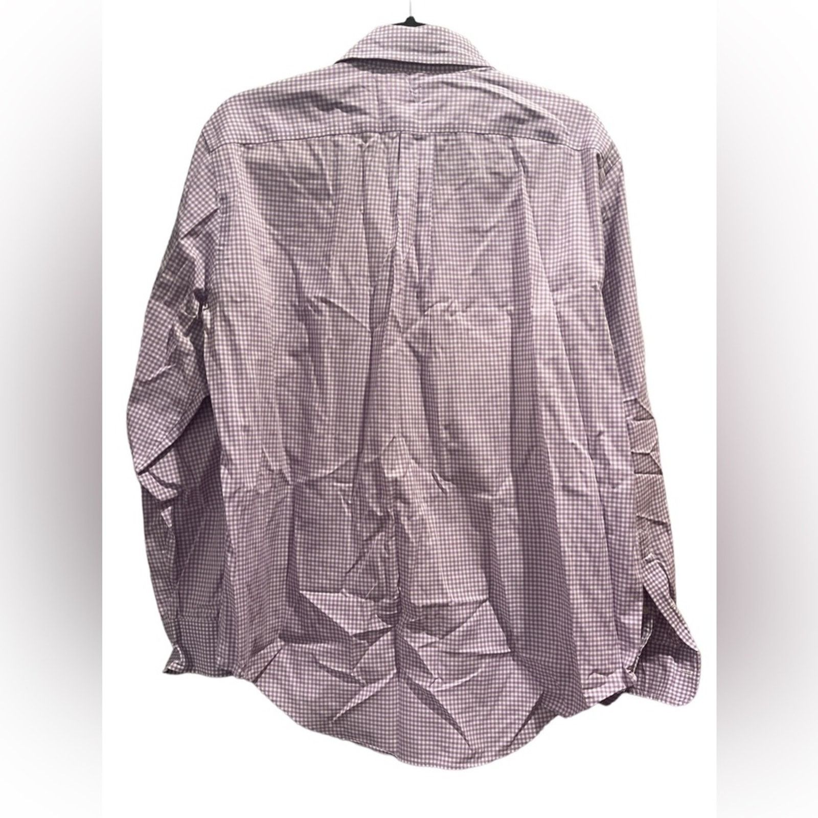 Lauren Ralph Lauren Ralph Lauren Men's Classic-Fit Purple Checkered Shirt Sz 16 Size US L / EU 52-54 / 3 - 3 Thumbnail
