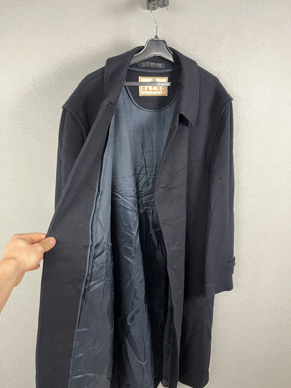 Vintage Vintage S.A.L.K.O Hubertus Loden Wool Coat Jacket Austria Size US L / EU 52-54 / 3 - 13 Thumbnail