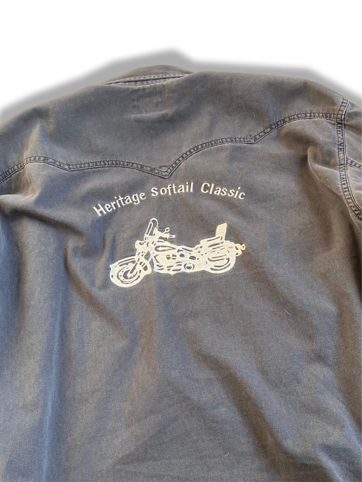 Levi's Vintage Clothing Levis Harley Davidson Shirt Size US XL / EU 56 / 4 - 3 Thumbnail