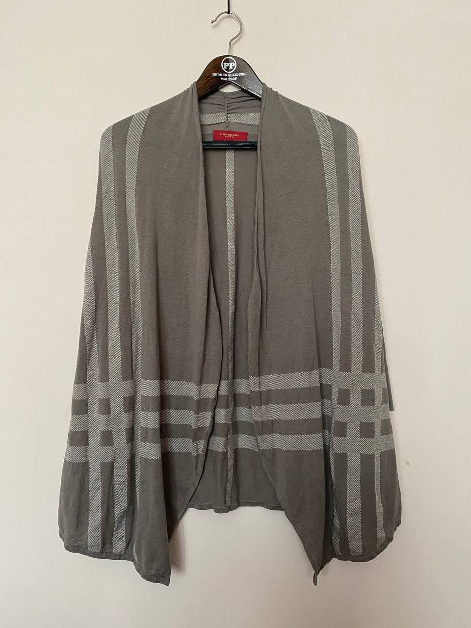 Burberry Women's Burberry Nova Check Silk/Lino Cardigan Size M Size M / US 6-8 / IT 42-44 - 1 Thumbnail
