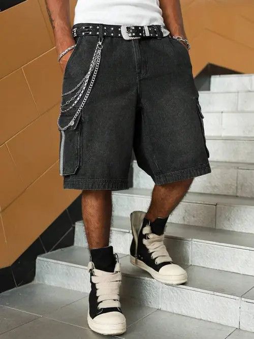 Japanese Brand × Vintage OPIUM Y2K Goth rap vintage jorts shorts Size US 30 / EU 46 - 3 Thumbnail