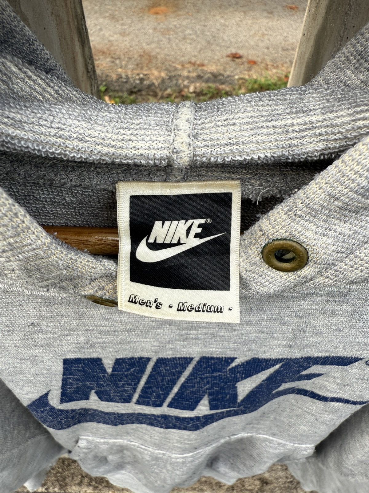 Nike Vintage 80s Nike Big Logo Hoodie Size US M / EU 48-50 / 2 - 2 Thumbnail