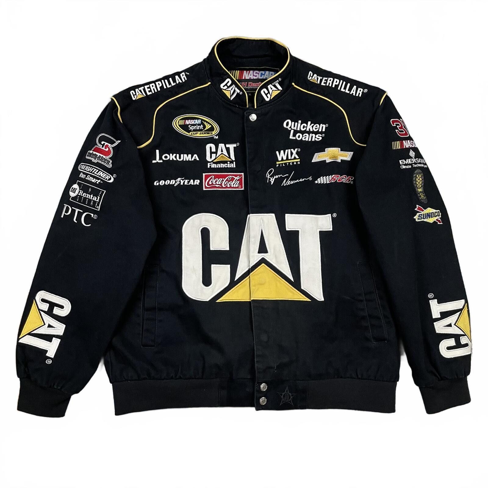 NASCAR VINTAGE JH DESIGN NASCAR RYAN NEWMAN CAT RACING JACKET XL Size US XL / EU 56 / 4 - 1 Thumbnail